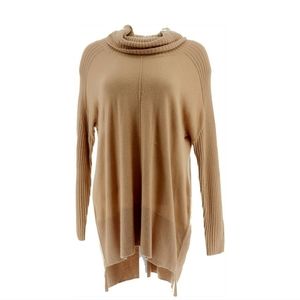 Lauri Felt Cashmere Blend Camel Sweater Sz 1X